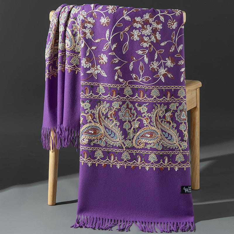 Printemps éternel - violet foncé - 200cm