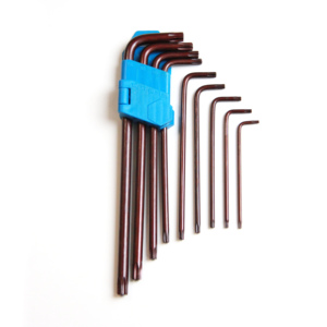 Fabrika doğrudan satış Allen anahtarı anahtarı T10 - T50 alyan anahtarı takımı S2 aracı çelik Allen Torx anahtar anahtarı - Product Image 1
