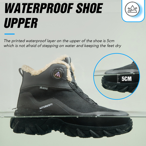 2025 OEM mùa đông không thấm nước đi bộ đường dài giày an toàn Trọng lượng nhẹ Sneak thể thao làm việc khởi động chống đập nhà máy sử dụng thép Toe Jogger - Product Image 6