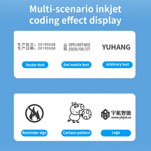 Impresora de inyección de tinta de mano portátil Tinta de secado rápido de caracteres grandes de 100mm para codificación de lote de logotipo de texto en cualquier superficie - Product Image 2