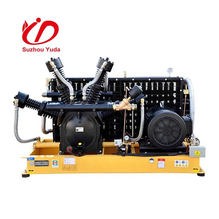 Suzhou yida neumann compressor de pistão, 1tes30-117 com 210cfm 580psi 90hp 6m3 40bar 66kw, compressor de ar