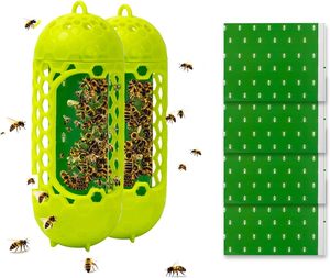 Reusable Eco-friendly Plastic Outdoor <strong>Wasp</strong> Traps Hanging Bee Fly Sticky Trap For Garden Patio Camping Picnic Fruit Fly Killer - Product Image 1