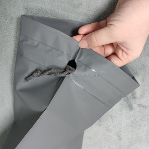 工厂定制高品质拉绳袋塑料拉绳袋，带有您自己的标志 - Product Image 2