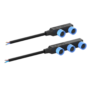 Enchufe de iluminación LED tipo F M15 al por mayor, 1 entrada, 2-5 salidas, conectores impermeables, aplicación de alumbrado público de cobre 10A - Product Image 2