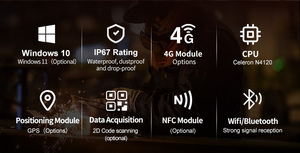 视窗10坚固平板电脑8英寸Ip67防水全球定位系统4g Lte电容式触摸屏视窗迷你电脑 - Product Image 6