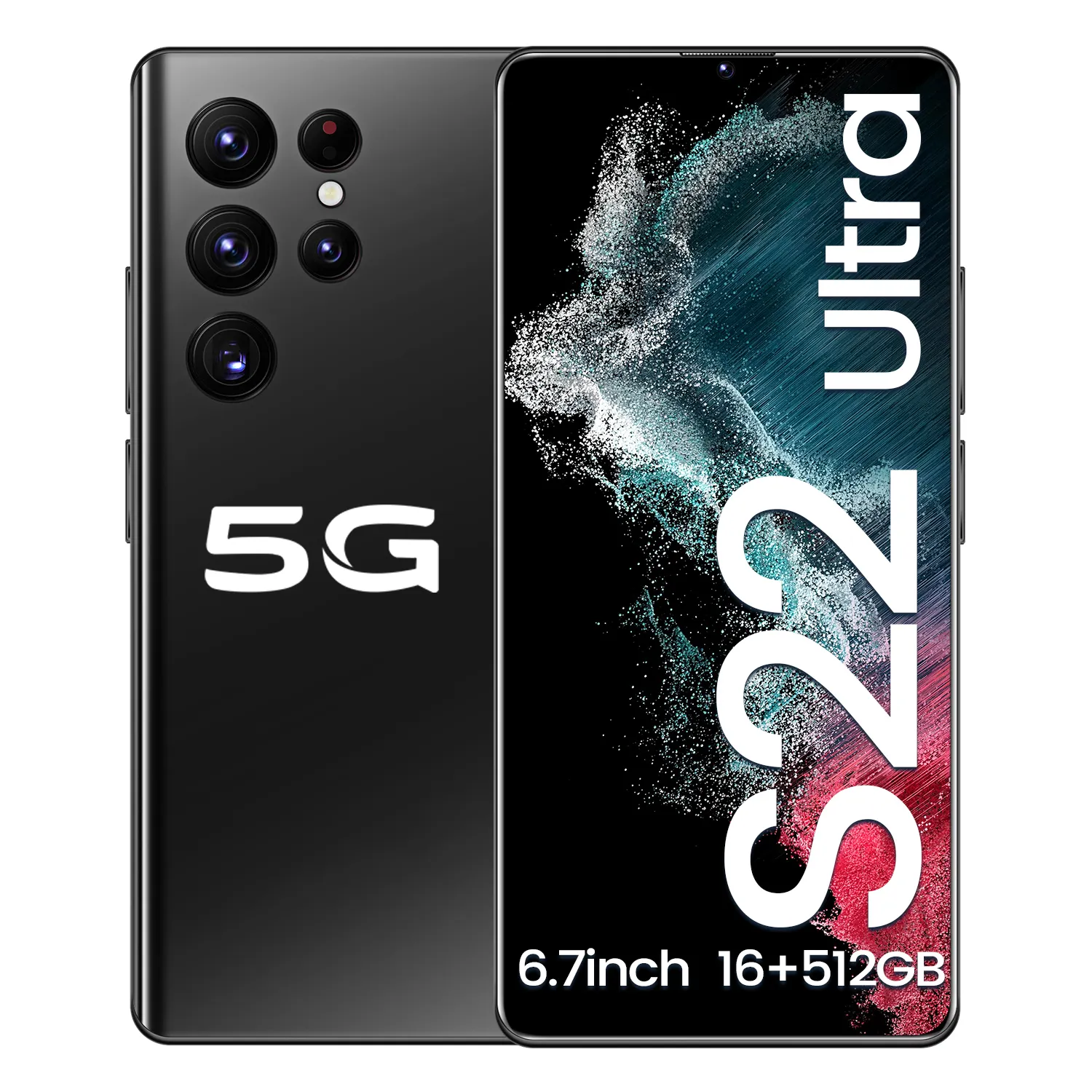 2022 Новый S22 ультра разблокированный оригинальный мобильный телефон с 6,7 дюймов Многофункциональный и мультимедийный телефон Быстрая доставка 5G телефон