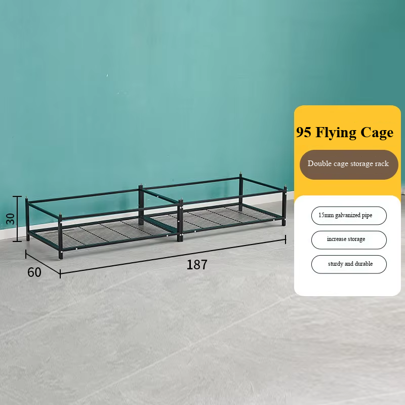 Rack di stoccaggio nero 187 * 60 * 30 cm