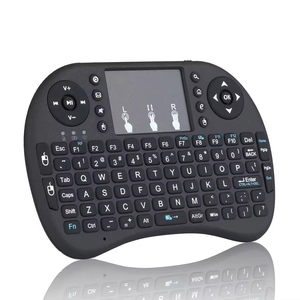 Teclado I8 retroiluminado inglés ruso español Air Mouse 2,4 GHz Touchpad teclado inalámbrico de mano para Tv Box Android X96 - Product Image 2