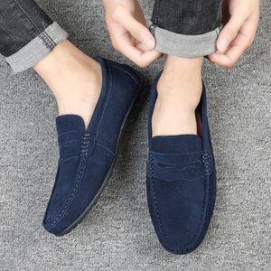 Unisex Big Size Mocassin Gommino Loafers Met Kwastje Comfortabele Ronde Neus Suède Rijschoenen Voor Mannen Op Blote Voeten Stijl - Product Image 3