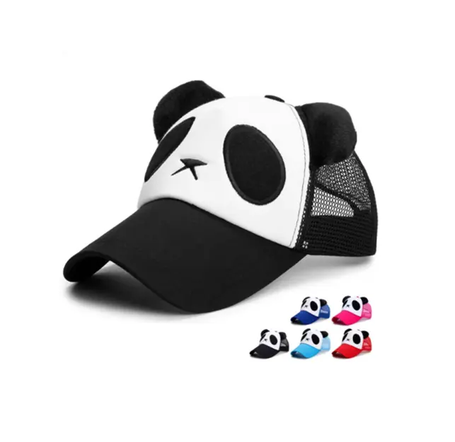 2022 nuova vendita calda a buon mercato primavera estate panda ricamo carino adulto berretto da baseball cappello