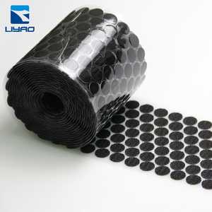 Customized Heavy-Duty Self-Adhesive <strong>Hook</strong> <strong>Loop</strong> Dots Velcroes Shade <strong>Square</strong> Patches Strap Coin Stickers Eco-Friendly Back Glue - Product Image 3