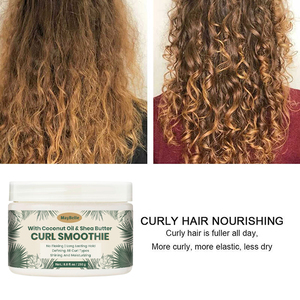 Private Label Moisturizing <strong>Leave</strong>-in Curling Cream Hydrate Curl Smoothie <strong>Define</strong> Curls Frizz Control &amp; Detangler - Product Image 4