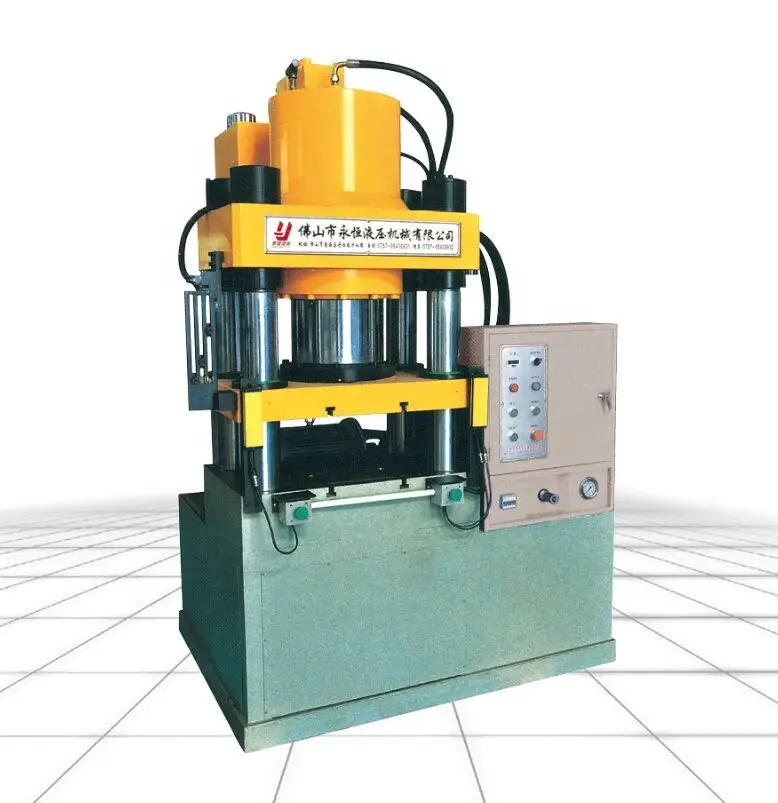 Yongheng الهيدروليكية CE/ISO الباردة الضغط واحد عمل الصفائح المعدنية تشكيل شكل أربعة أعمدة ماكينة الضغط الهيدروليكي