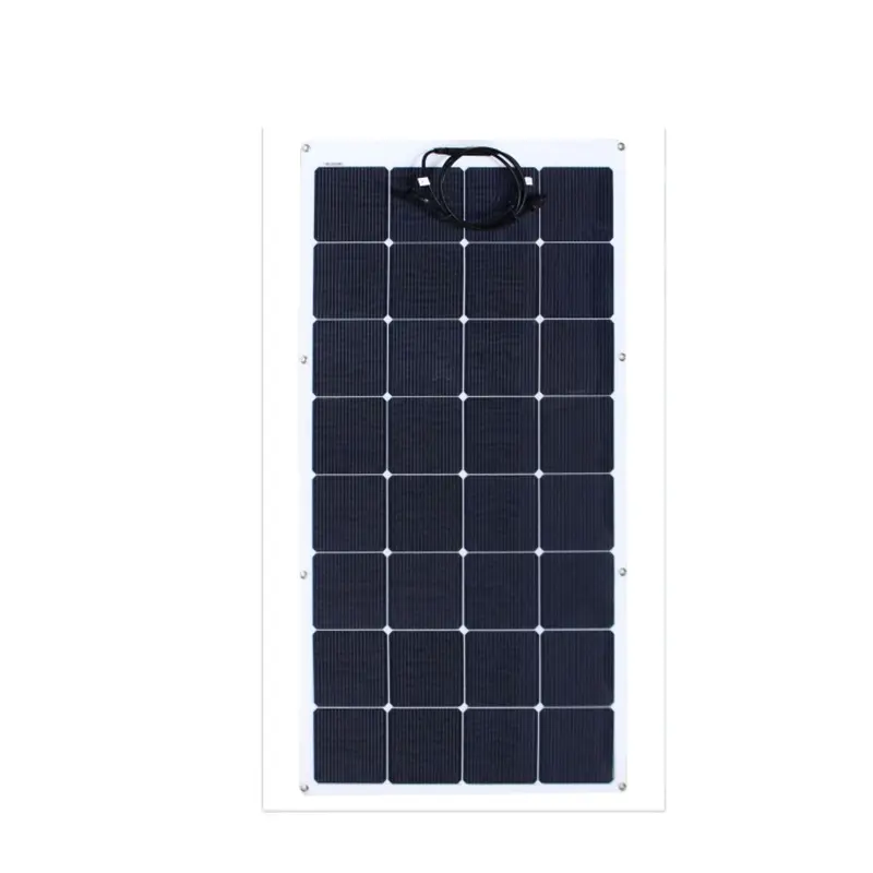 Panel surya fleksibel efisiensi tinggi 200W dapat digulung silikon fleksibel membran tipis fotovoltaik