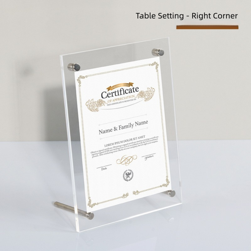 Table Setting - Right Corner