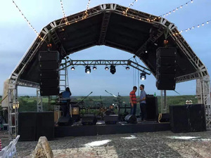 Traliccio in lega di alluminio per sistema audio altoparlante quadrato modello linea Array illuminazione Truss Display per concerti certificato TUV - Product Image 2