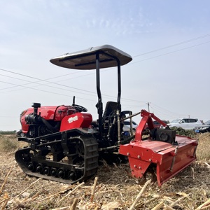 最优惠价格<span class=keywords><strong>50</strong></span>马力履带拖拉机，带齿轮和发动机核心部件橡胶履带拖拉机出售