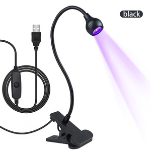 Mini 5W Nail <strong>UV</strong> Glue Curing <strong>Lamp</strong> Purple Light, with Clamp and Switch USB Light Multi-purpose - Product Image 6