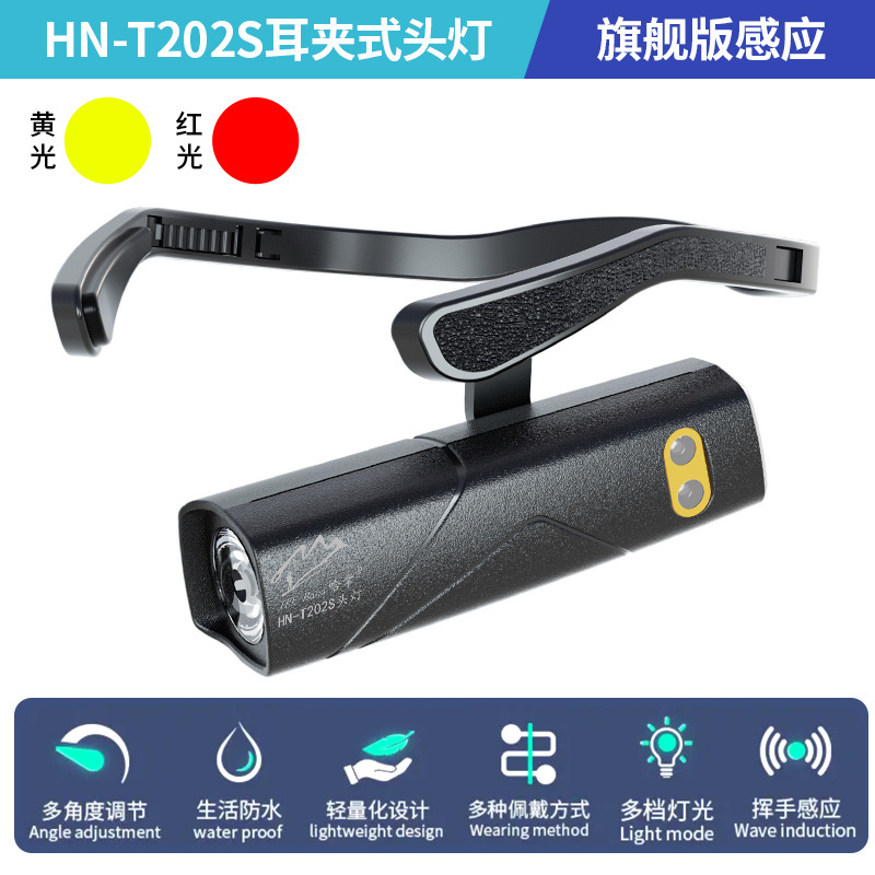 ไฟฉายคาดหัวเซ็นเซอร์แสงสีเหลือง Supreme Edition HN-T202SH
