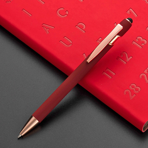 Promotion Rose Gold Advertising Gift 2 in 1 Ballpen <strong>Stylus</strong> Screen Ballpoint <strong>Pen</strong> Factory Delivery Metal <strong>Pen</strong> With Custom Logo - Product Image 2