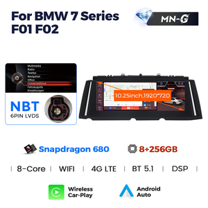 MEKEDE android 8 + 256GB Android araba VIDEO Bmw 7 serisi F01 F02 2009-2012 nnbt F01 araba-oyun araba radyo android oto - Product Image 6