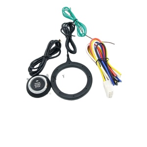 Sistema de alarma de coche de fácil instalación unidireccional Manual con botón de arranque y parada del motor Sistema de alarma de coche Ce DC 12V OEM Universal - Product Image 1