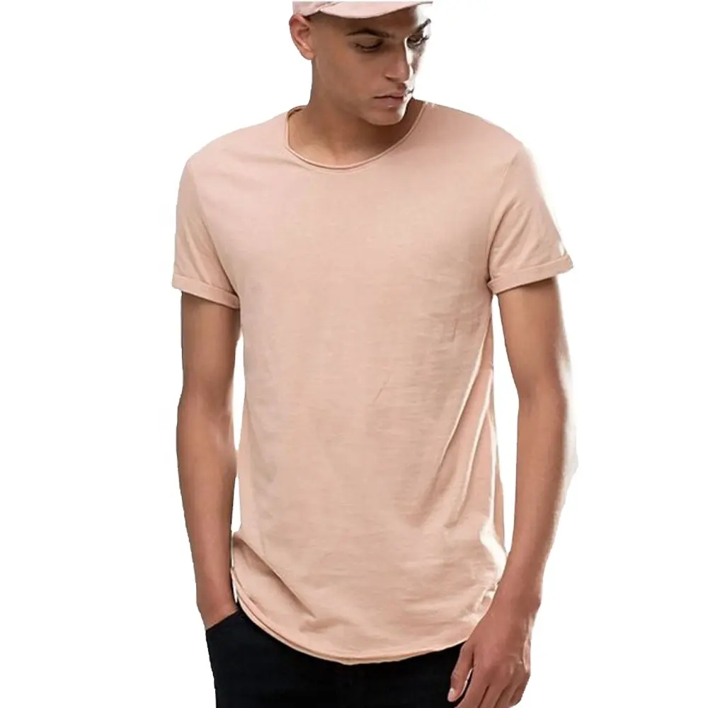 Fabricante de roupas overseas personalizado, moda masculina streetwear em branco camisetas