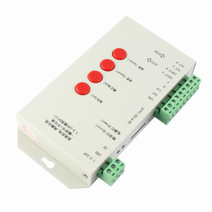 T-1000S светодиодный контроллер DC5 ~ 24V T-1000S RGB WS2801 WS2811 WS2812B LPD6803 светодиодные пиксели T1000S контроллер с подключенным накопителем - Product Image 3