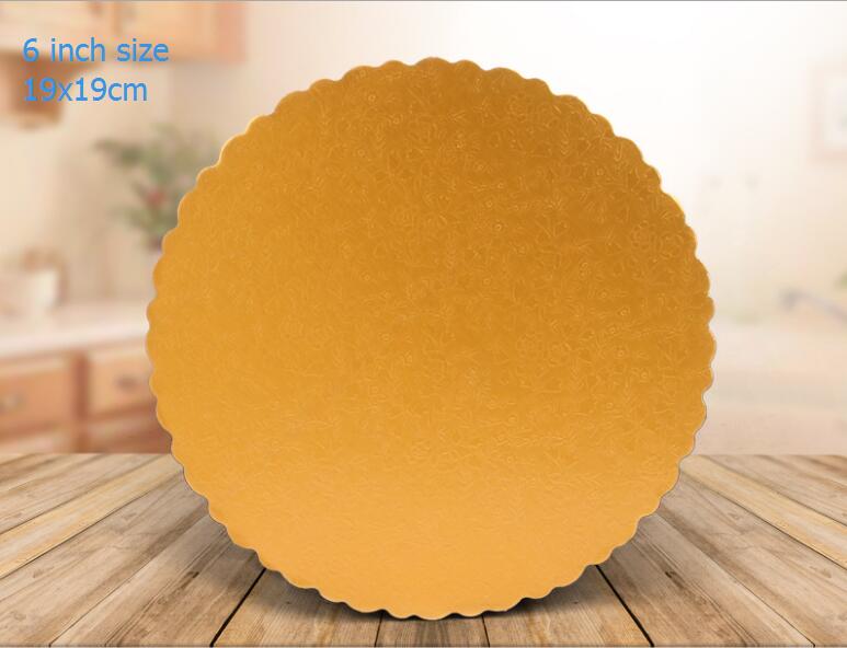 Gold Round 6 inch without handle