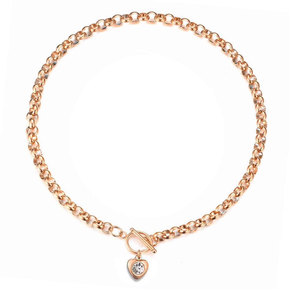 สร้อยคอสีโรสโกลด์