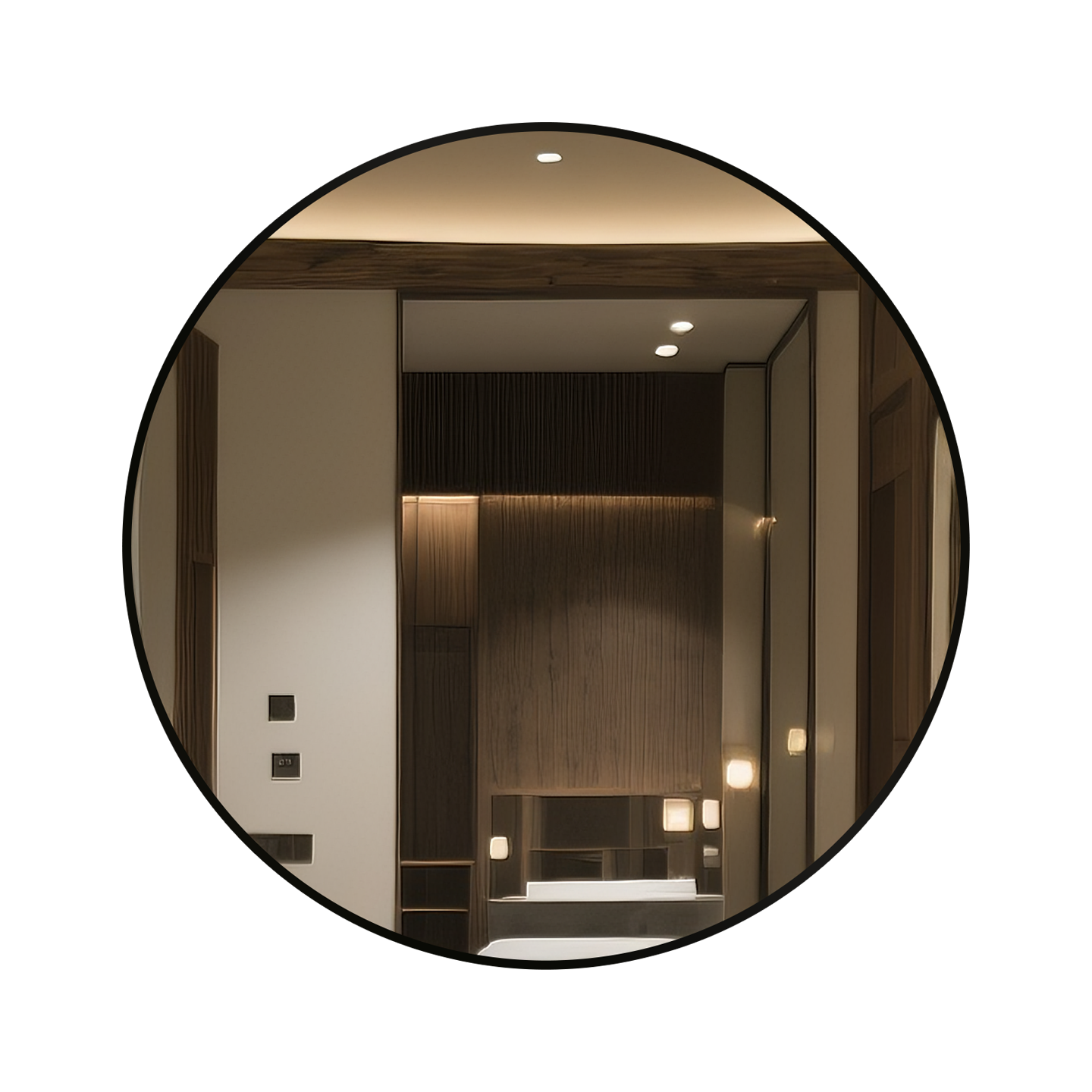 Cercle à bordure noire