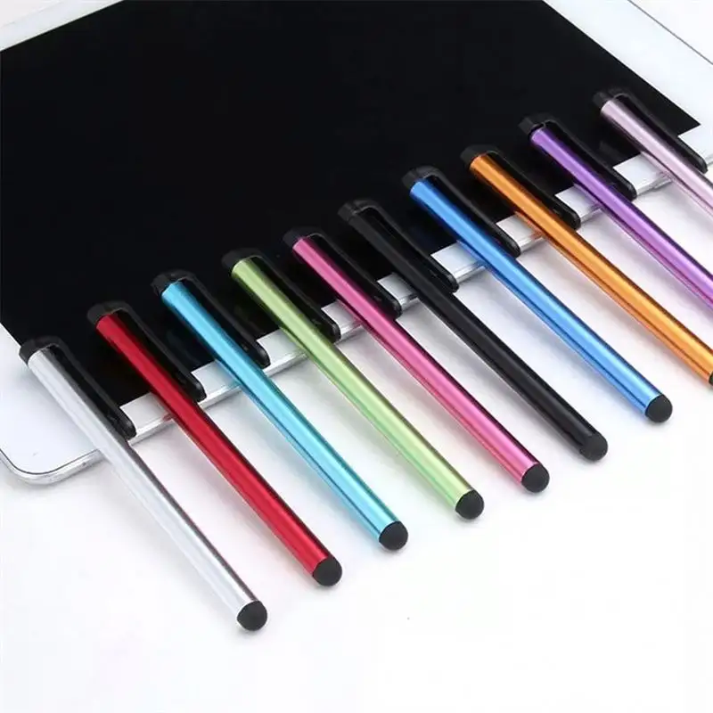 Toptan telefon aksesuarları promosyon hediye Tablet PC cep telefonu için evrensel MINI Metal kapasitif Stylus kalem 7.0 dokunmatik kalem