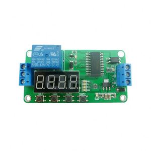 Modulo di controllo relè multifunzione CE030 12V 1 canale 12V tubo digitale Multi-funzione relè di ritardo modulo CE030 - Product Image 1