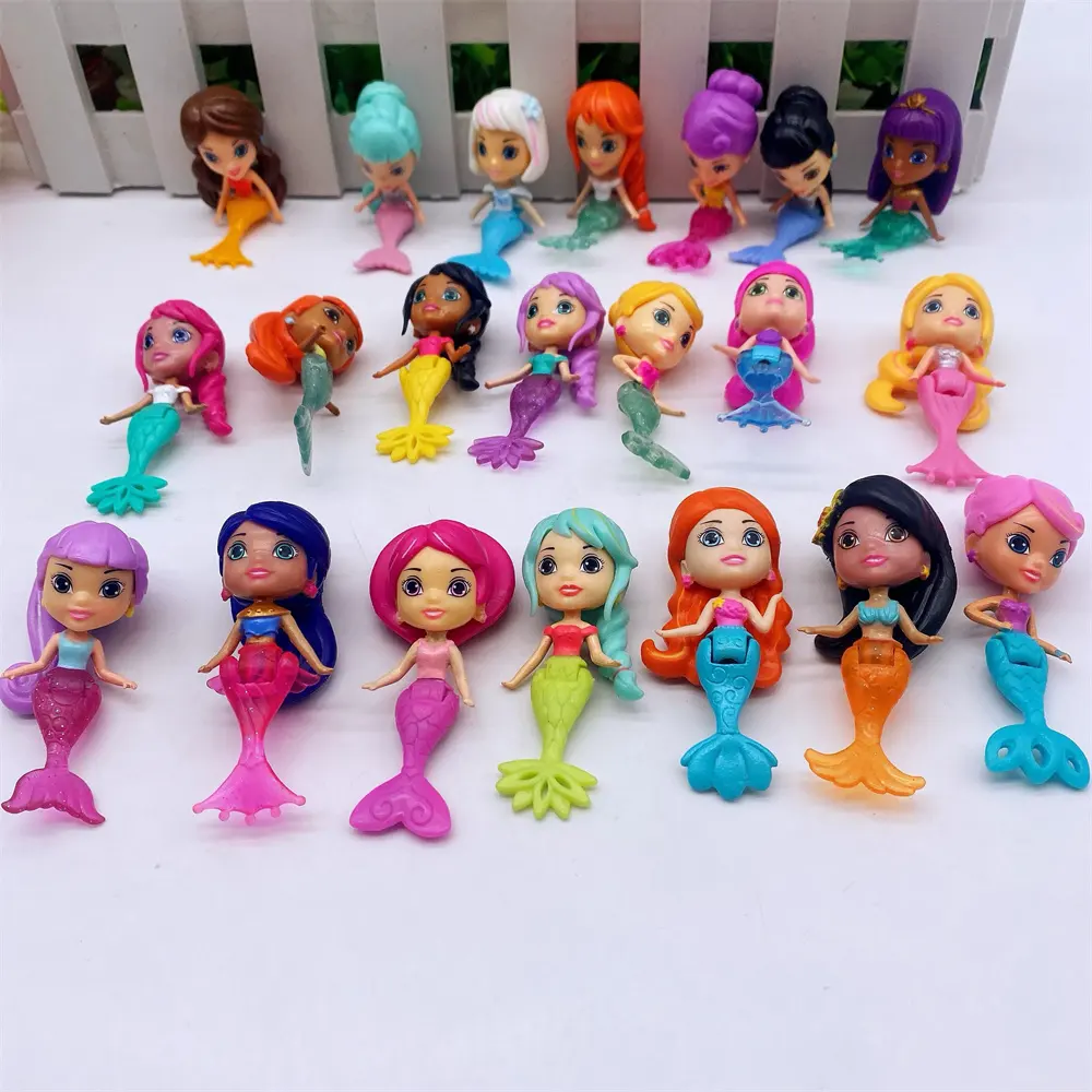 Plastik denizkızı oyuncak promosyon küçük kapsül oyuncak otomat kapsül için türük oyuncaklar