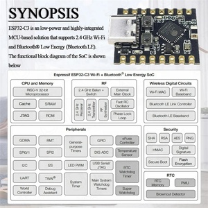 Супермини Wifi ESP32-C3 ESP32 развивающая плата ESP 32