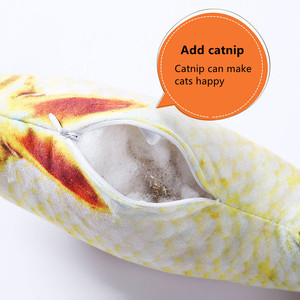 Hot Sale 20CM 30CM 40CM the Cat Mimic Fish Playing With Throw Pillows <strong>Catnip</strong> Chew Pet Interactive Fish Cat Toy for Cats - Product Image 5