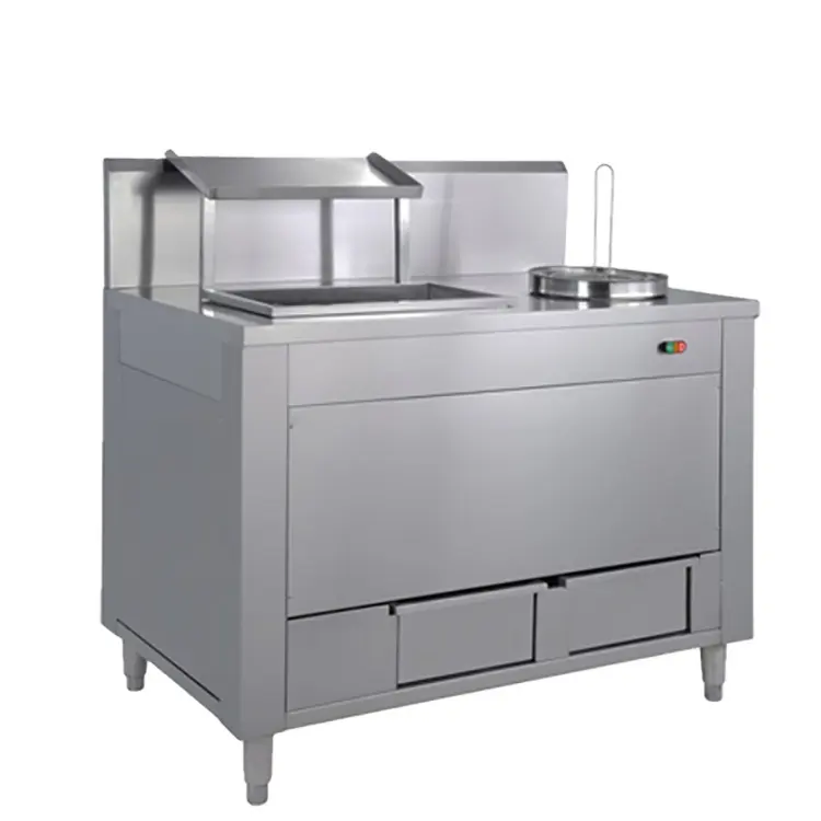 Tenshine GW-2400 comida rápida restaurante usado galinha pão tabela/frango pão máquina para venda