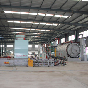10 Tons <strong>Scrap</strong> Waste Pyrolysis System <strong>Tyre</strong> Plastic to Oil Pyrolysis Machine - Product Image 1