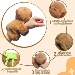 カピバラ8インチシングルクロスボーダー人形スーパーソフトぬいぐるみカピバラPPコットン玩具洗浄パーティーストレス解消玩具卸売