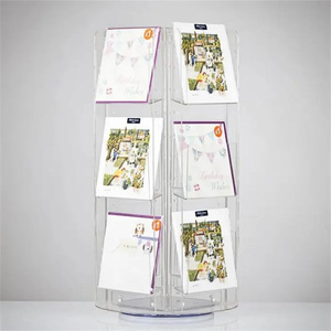 Hoch transparenter, klarer, rotierender Arbeits platten ständer aus Acryl - Product Image 6