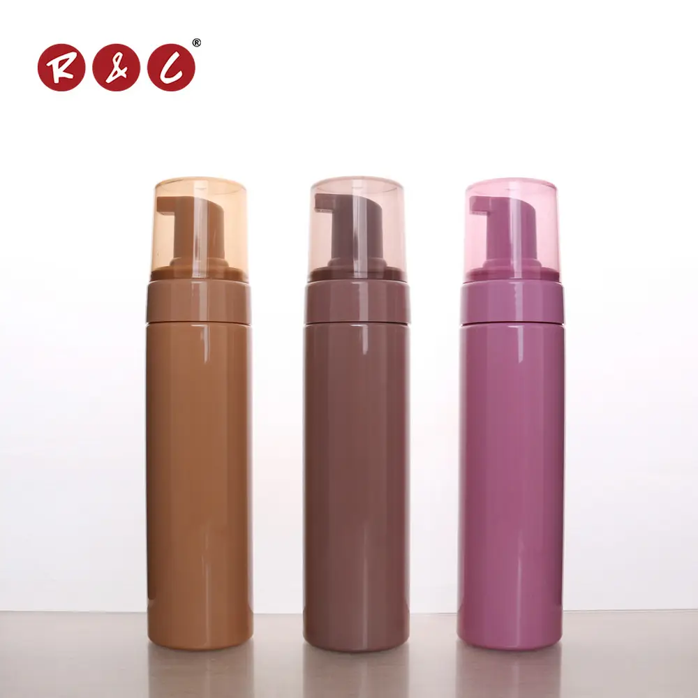 Hervulbare Cosmetische 30Ml 50Ml 8Oz 120Ml 300Ml 500Ml Roze Naakt Shampoo Cleanser Foam Hand zeep Wassen Plastic Pomp Fles