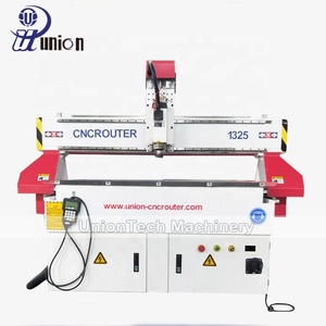 Venta caliente, barato, de China, máquina de enrutador CNC 1325 con Nc studio DSP sistema de Control para madera de MDF acrílico de corte - Product Image 2