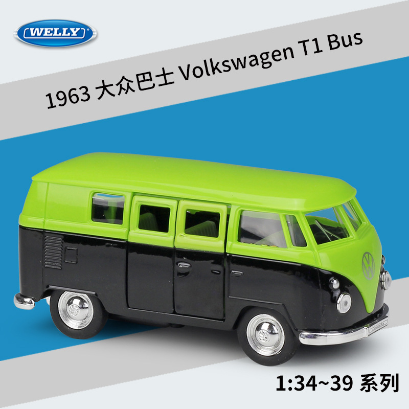 49764 1963 Volkswagen T1 bus emerald green