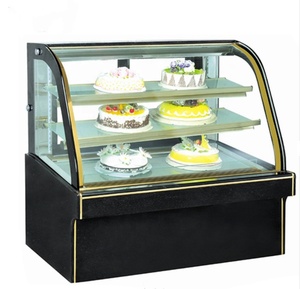 Bánh đá cẩm thạch thủy tinh thực phẩm pasty bánh bánh mì tủ lạnh Showcase hiển thị hiển thị trường hợp tủ lạnh tủ lạnh tủ lạnh Máy làm lạnh - Product Image 2