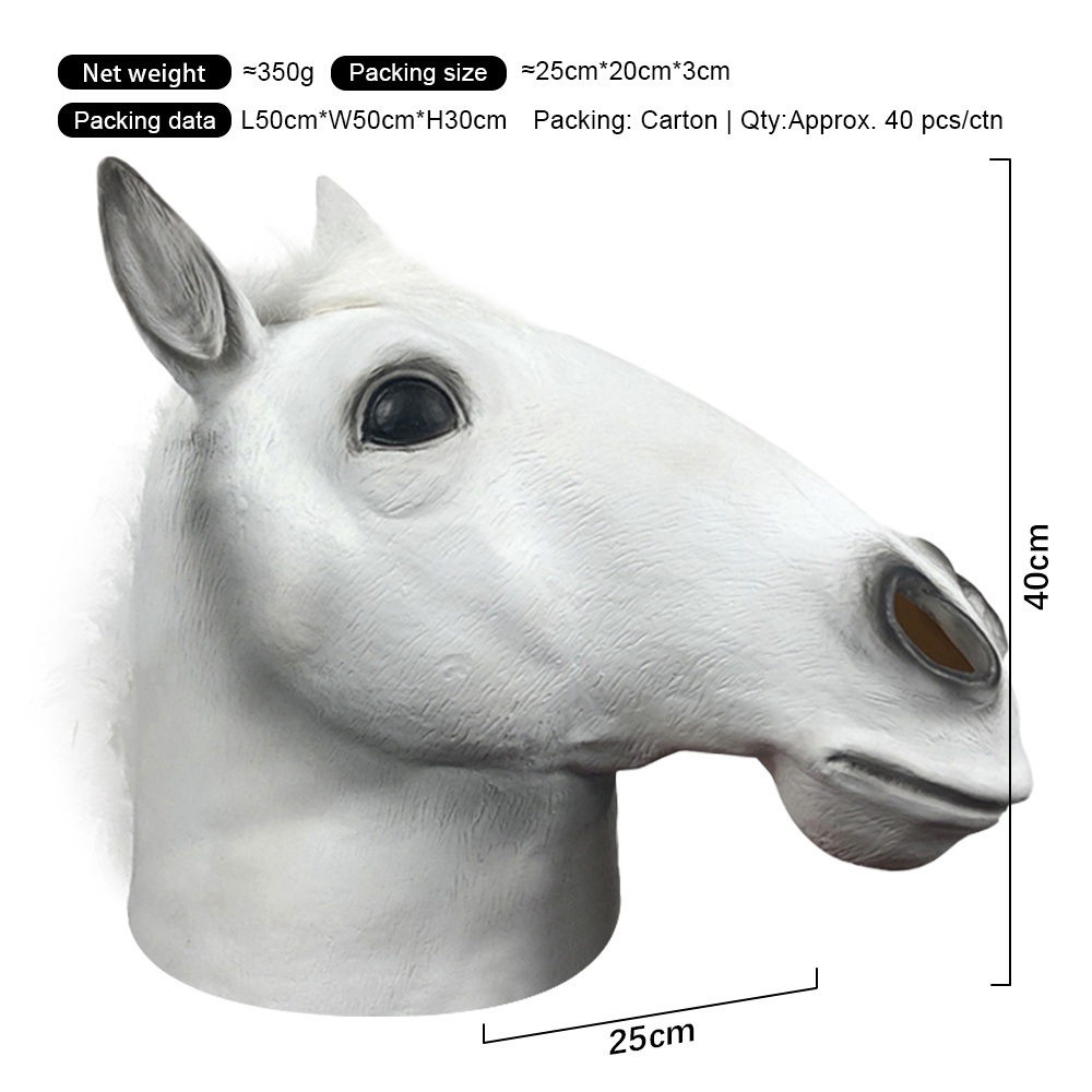 White Large horse