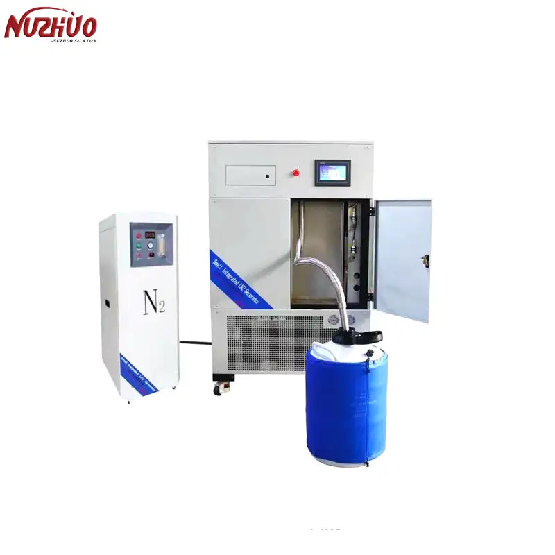 NUZHUO-generador de nitrógeno líquido pequeño, 3L/h, 95%-99.999%, pureza, precio barato