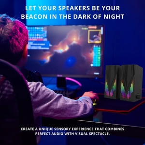 Powerful Sound Tap <strong>Control</strong> <strong>Computer</strong> Speaker Laptop Phone <strong>USB</strong> Desktop Rgb 2.0 Multimedia Subwoofer Mini Gaming Speaker - Product Image 2