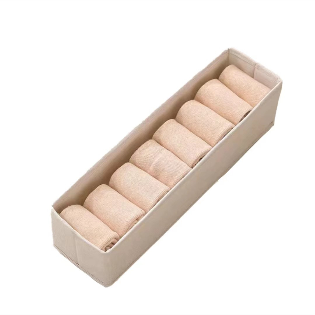 Small, beige, no cap
