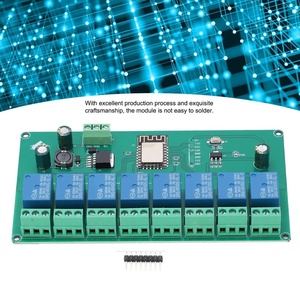 Modulo relè WIFI a 8 canali ESP8266 per il controllo Wireless dei componenti elettronici DC 7-28V/5V - Product Image 6