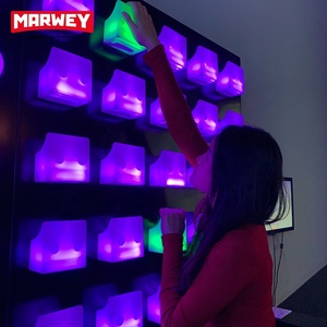ไฟแอลอีดีแบบอินเทอร์แอคทีฟปุ่มกดสำหรับเล่นเกมกีฬาปีนเขาเกม RGB - Product Image 3